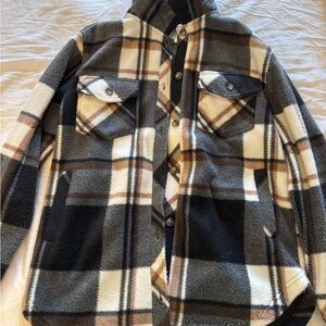 Women's Plaid Fleece Jacket